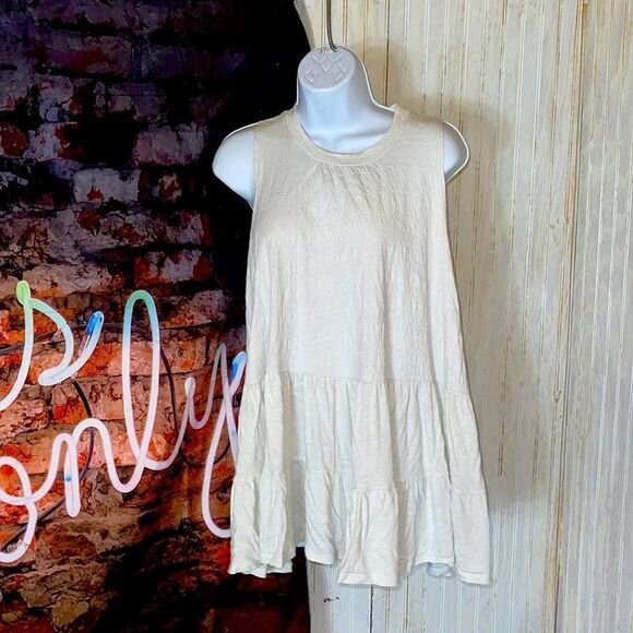Free People. Off-White Colored Tunic. Size Small. - Picture 1 of 12